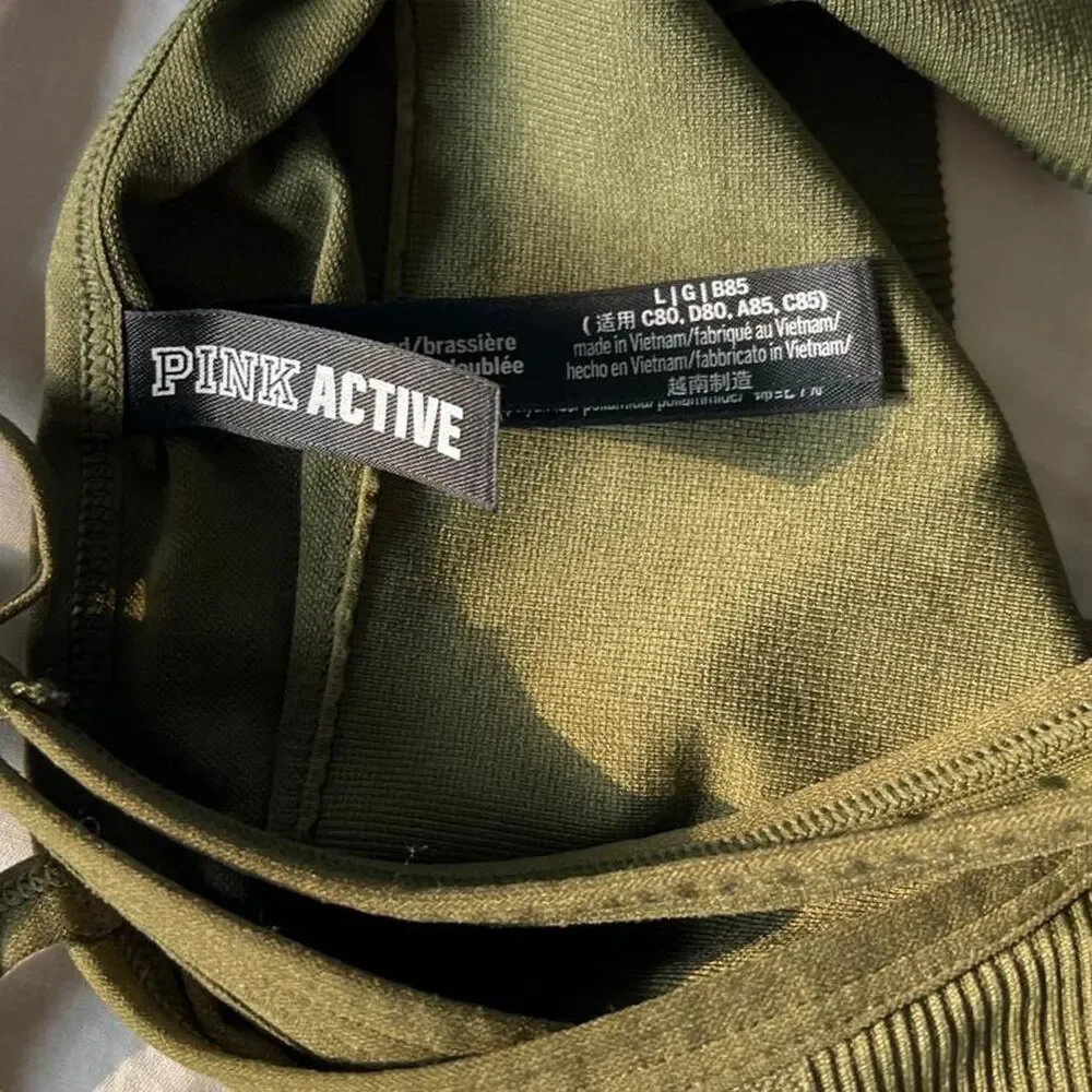 Victoria-s-secret Women's Green and Khaki Bra